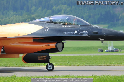 2011-07-01 Zeltweg Airpower 5422 General Dynamics F-16 Fighting Falcon - Dutch Air Force
